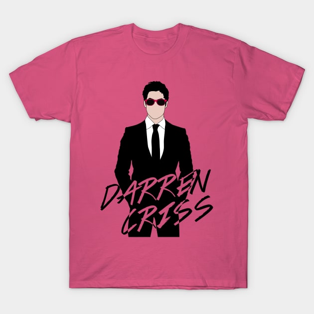 Darren Criss / Pink T-Shirt by byebyesally